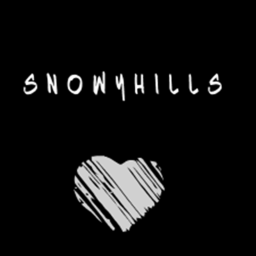 Snowy hills..
