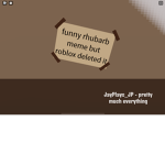 Funny rhubarb