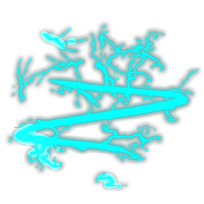 Glowing Cyan Anime Energy Aura [Emissive]