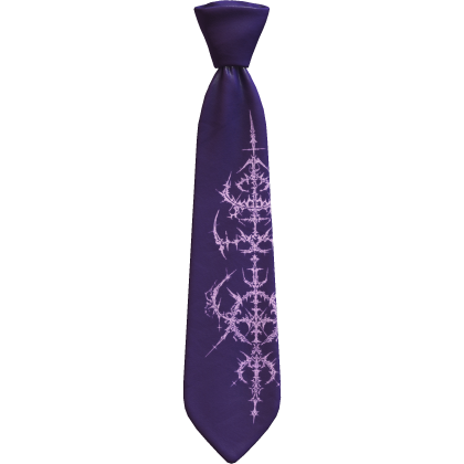 Purple Cybersigilism Tie 1.0