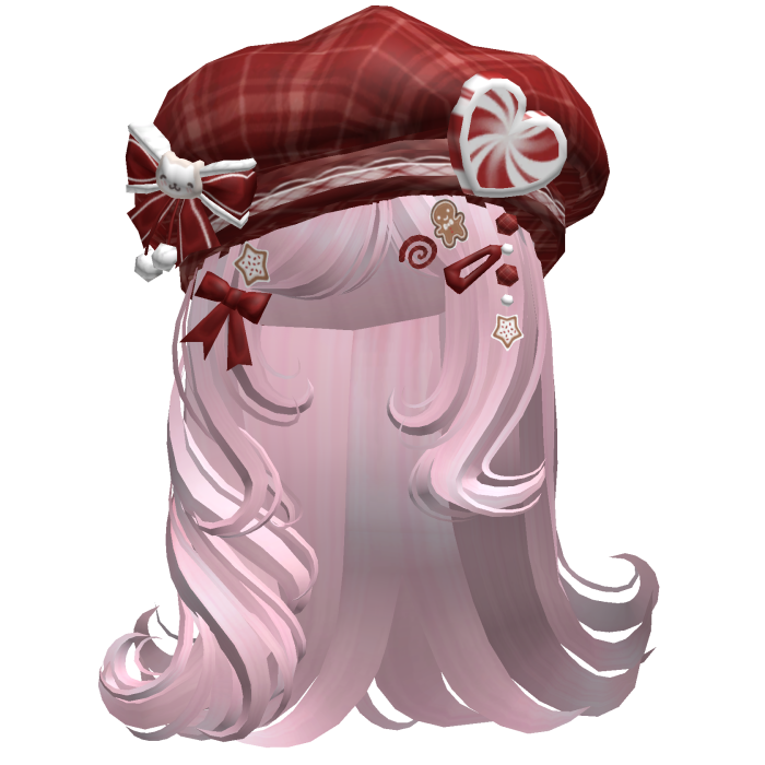 ♡ Christmas Fluffy Beret Combo (Pink)