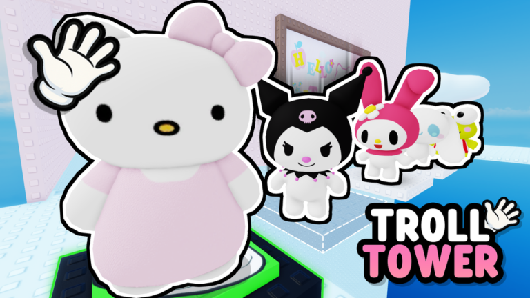 Hello Kitty Troll Tower ❤️ screenshot 1