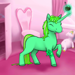 The slime goo pony