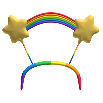 rainbow add on for diwali sparkle headband
