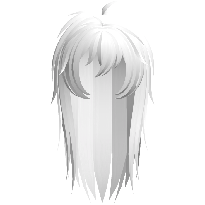 emo vkei moe scene messy hair white