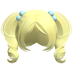 Cute Bubbles Power Puff Girl Pigtails Hair
