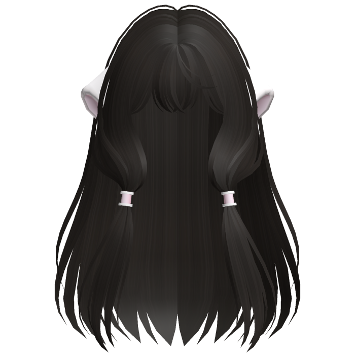 ♡ cutesy chobits chii anime hair in dark brown