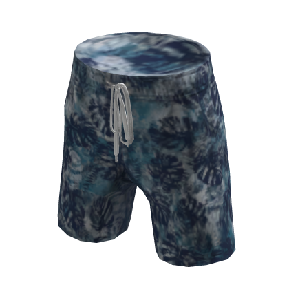 Floral Swim Trunks - Blue