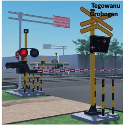(X)indonesia railroad crossing icon
