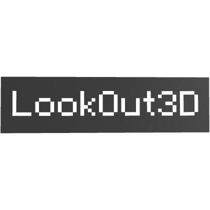 LookOut3D Roblox item