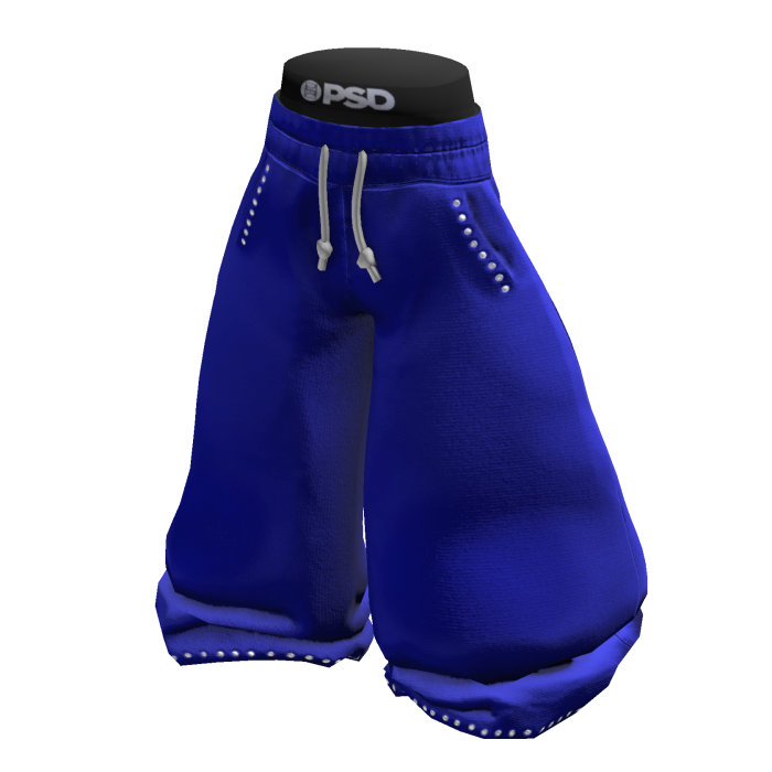 SUPER Baggy Sagged Blue Drawstring Sweatpants