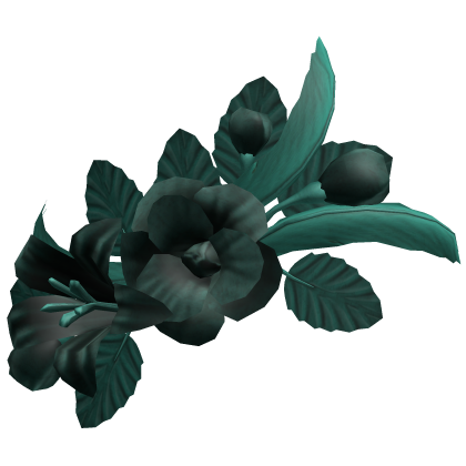 Korblox Floral Feather Headpiece