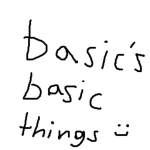 basic's basic things