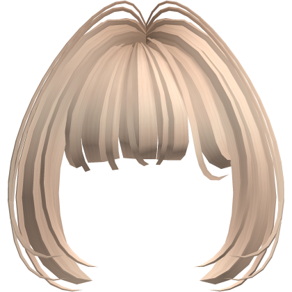 Cute Fluffy Short Bangs ( Blonde ) Roblox item