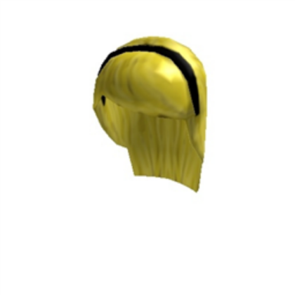 Golden hair Roblox decal