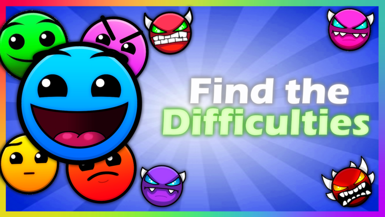 Find the Geometry Dash Difficulties screenshot 1