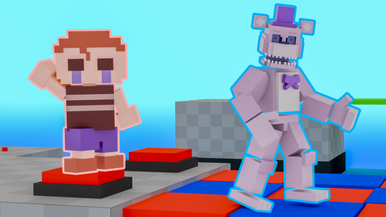 [JACKIE🐻] Teamwork FNAF Movie 1-9 Morphs (Obby) screenshot 3