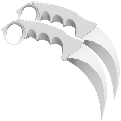 White Dual Karambits thumbnail