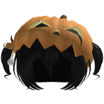 ♡ Sweet Pumpkin Hair 🎃 Black