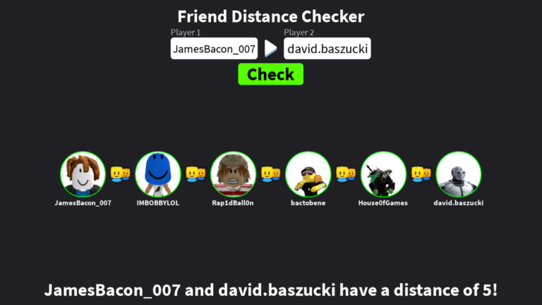 Friend Distance Checker screenshot 1