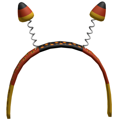 halloween black candy corn headband