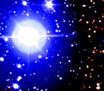 The heart of the cool true blue star