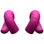 Pink Evil Gem Horns