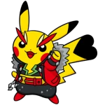 pikachu rockstar Roblox decal preview