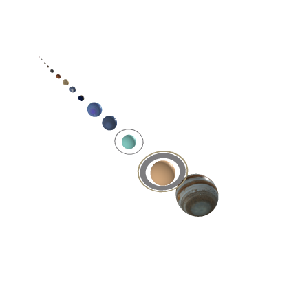Everything that orbits the sun :P