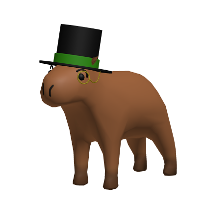 Elegant Capybara Shoulder Companion