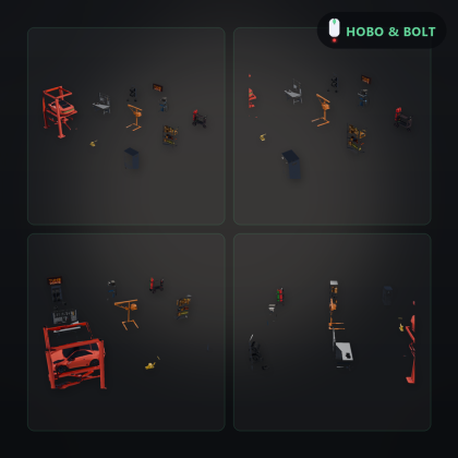 Car Tuning Garage & Mechanic Shop Kit preview 2