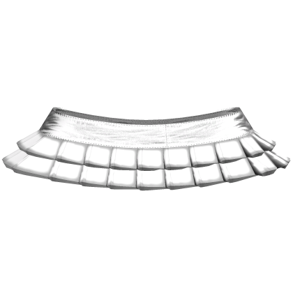 White Gothic Layered Pleated Skirt Roblox item