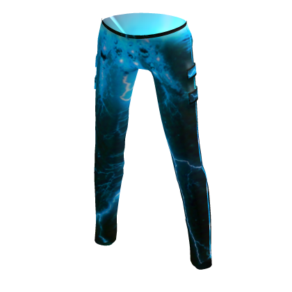 Flashy Cyan Pants