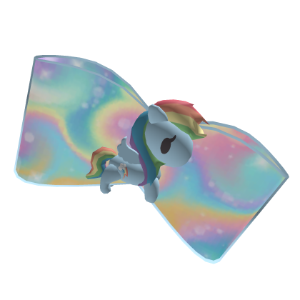 Rainbow unicorno pony tokidoki pastel bow