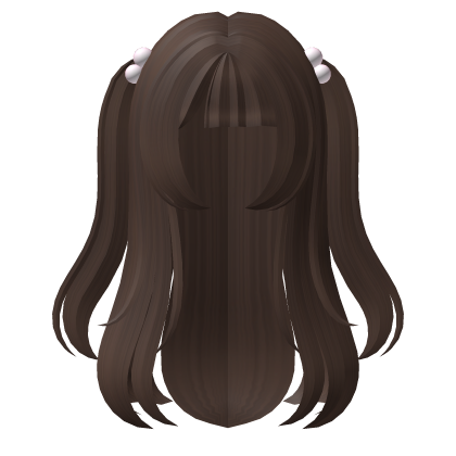 ˗ˏˋ ♡  kawaii wavy pigtails in brown Roblox item
