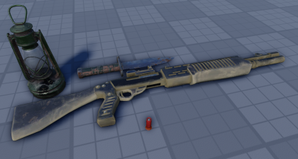 Tactical Combat Weapon Set [Realistic / FPS Ready] preview 2