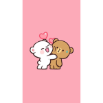 The bears mocha and milk!