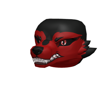 Blood Moon Werewolf Furry Head