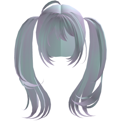 Pastel goth Big long anime tails egirl cute kawaii