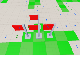 Minefield blast