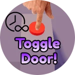 Toggle door