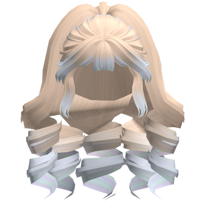 Long Curly Ponytail in Cotton Candy thumbnail