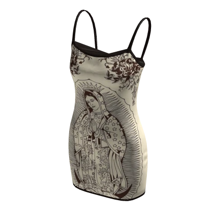  Ed Hardy Mary Mesh cover up dress Roblox item thumbnail