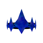 Dark Blue Sparkle Crown