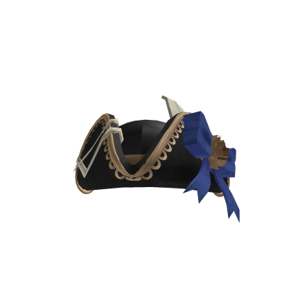 Jaden's Decorated Pirate Hat Blue Bow 