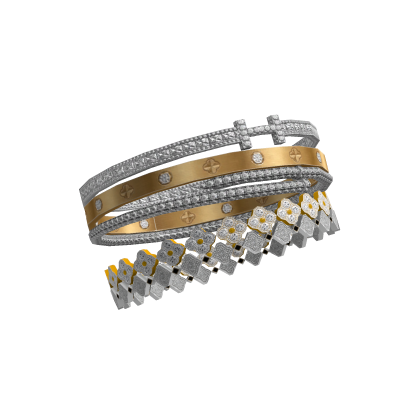 Designer Diamond Bracelet Stack