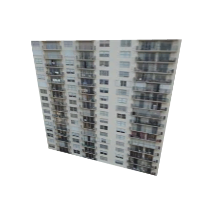 Decaled Apartment Building