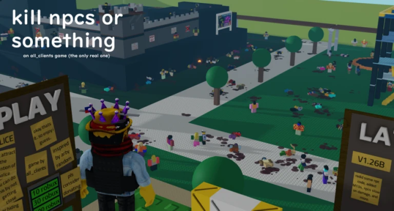 kill npcs or something testing