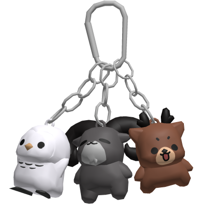 Kawaii Deer - Ram - Owl Keychain [99 Nights] thumbnail