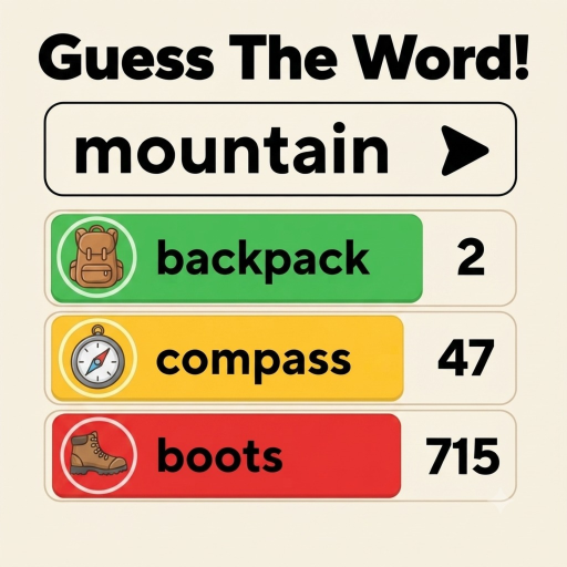 Hot or Cold: Find the Word!